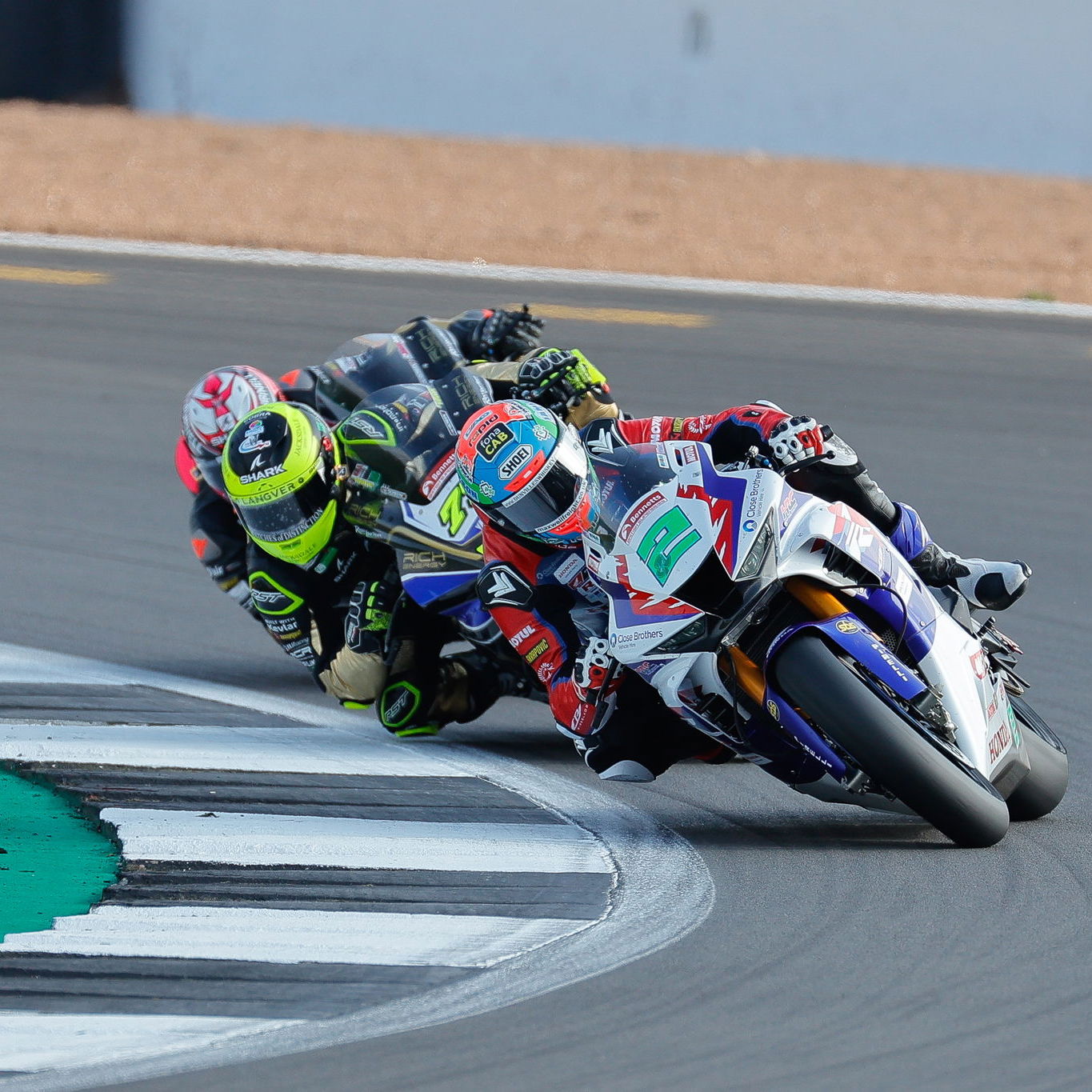 Glenn Irwin, Bradley Ray, Kyle Ryde British Superbike